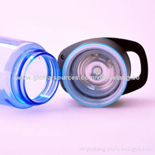 2014 new design high-tech UV sterilization 750mL sports bottle with LED light